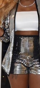 Two pieces dressy shorts set